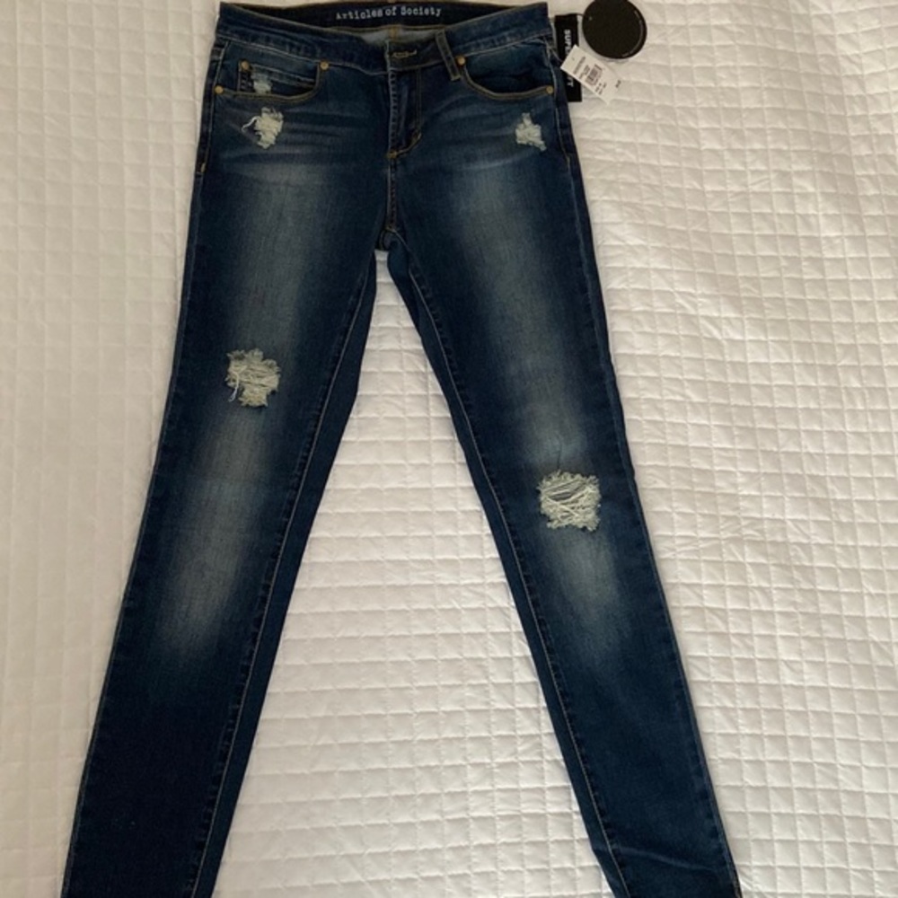 Articles of Society Ankle Skinny Jeans